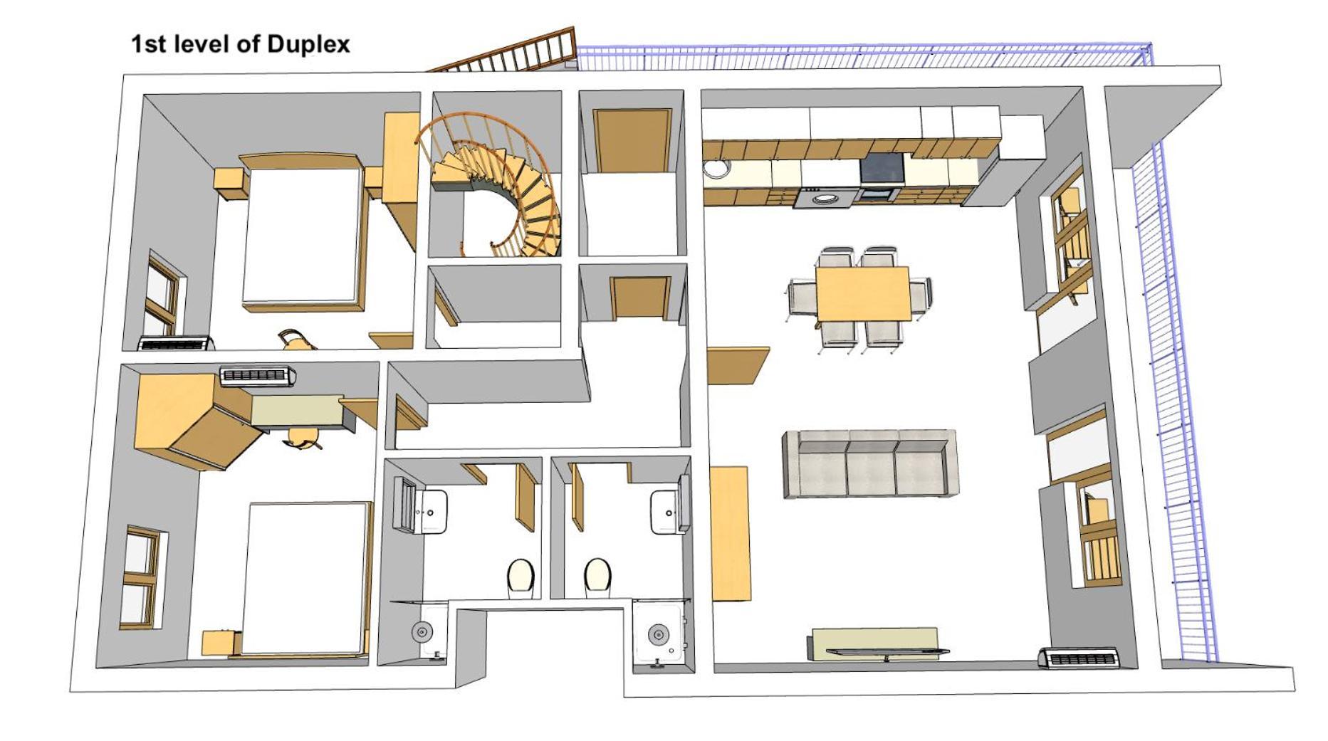 Apartments Sea & Sky Stari Grad  Szoba fotó